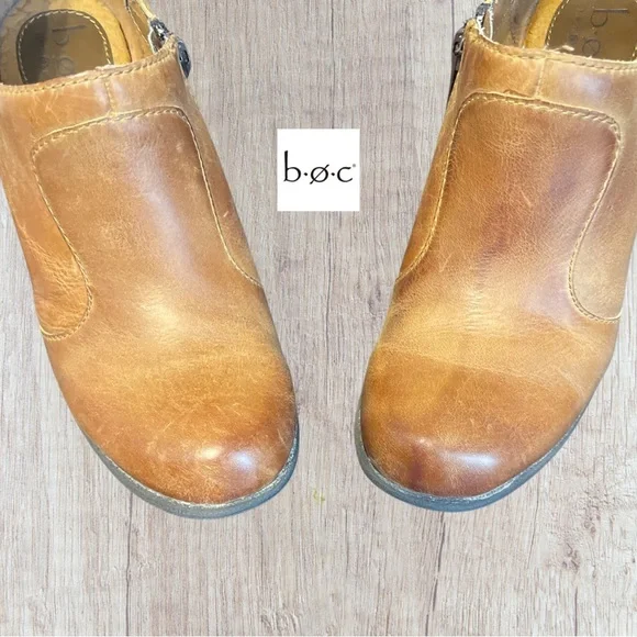 Born of Concept Heeled Leather Booties - Picture 2 of 8